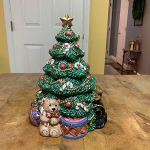 fitz & floyd christmas tree luminary